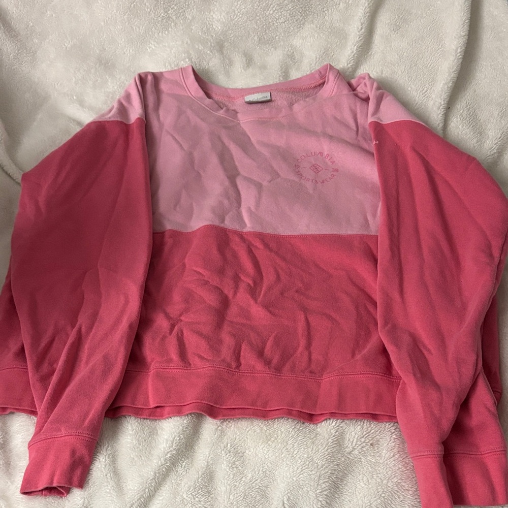 Columbia Pink Crewneck Sweatshirt